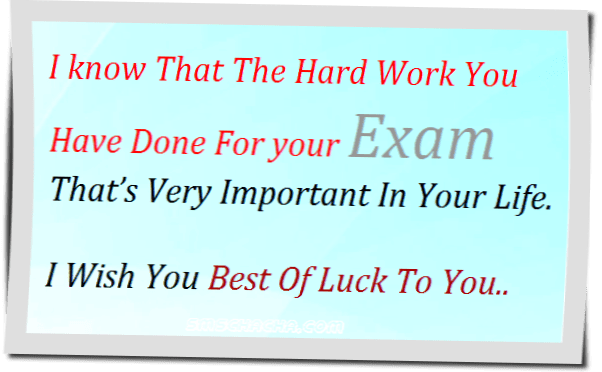 Exam Wishes
